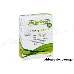 NaturDent wegańskie tabletki do czyszczenia protez i aparatów/nakładek ortodontycznych, 48szt.